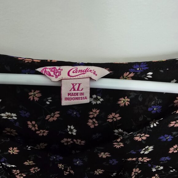Candies Floral Blouse - Picture 4 of 9